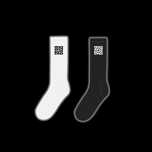 SCRUNCH SOCKZ [BLACK/WHITE] BUNDLE