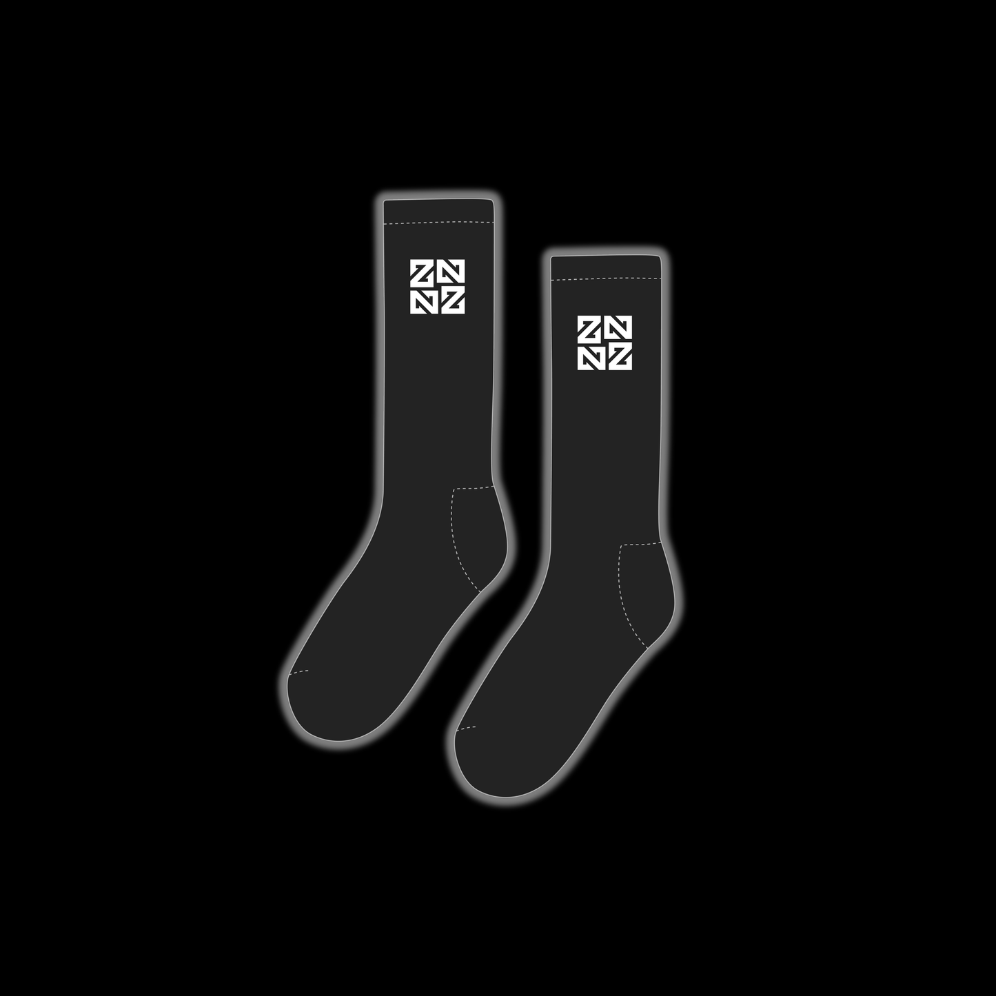 SCRUNCH SOCKZ [BLACK/WHITE] BUNDLE