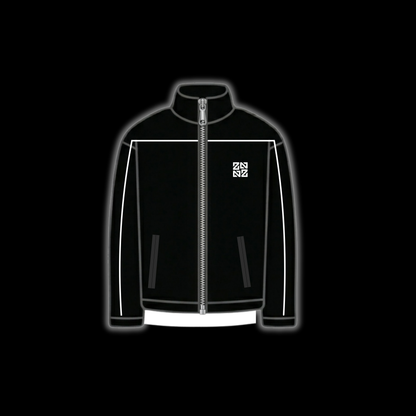 "BOSSWORK" TRACK JACKET [BLACK/WHITE]