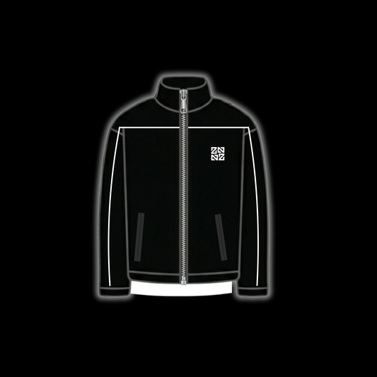 "BOSSWORK" TRACK JACKET [BLACK/WHITE]