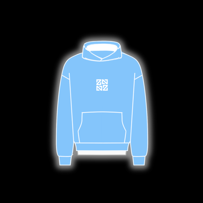 "STITCHNOLILO" HOODIE [BABY BLUE]