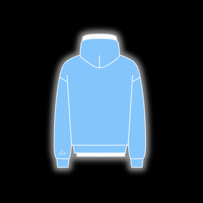 "STITCHNOLILO" HOODIE [BABY BLUE]