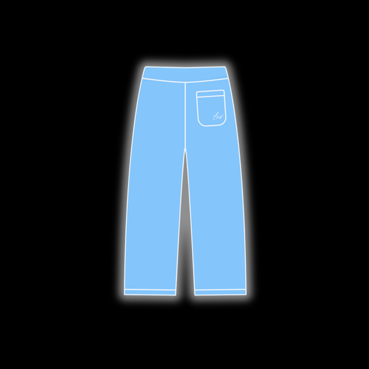 "STITCHNOLILO" SWEATPANTS [BABY BLUE]