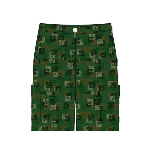 MONAGRAM "CAMO CARGO SHORTZ"
