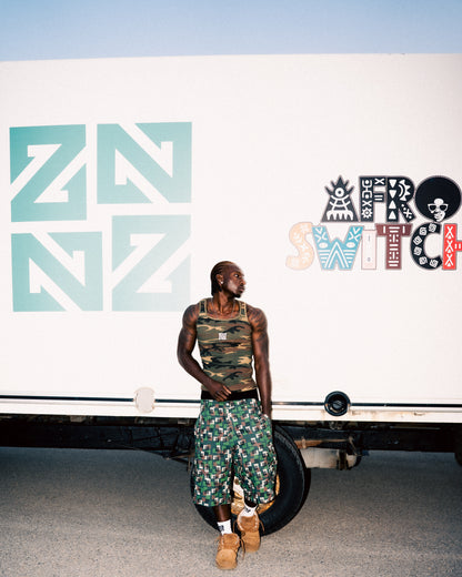 MONAGRAM "CAMO CARGO SHORTZ"