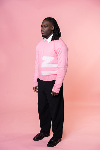 "ZFLAG" KNITWEAR SWEATER [PINK]