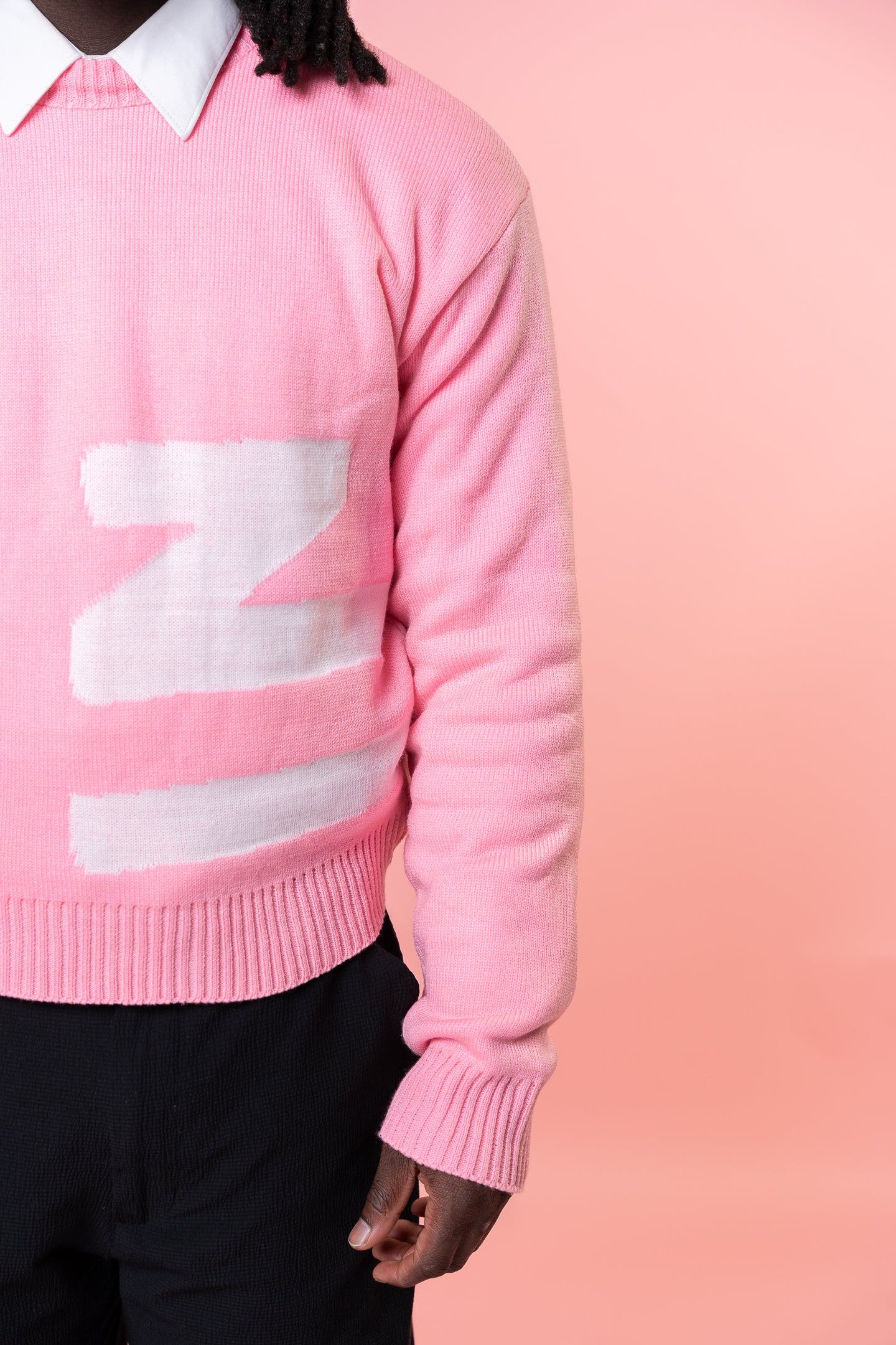 "ZFLAG" KNITWEAR SWEATER [PINK]