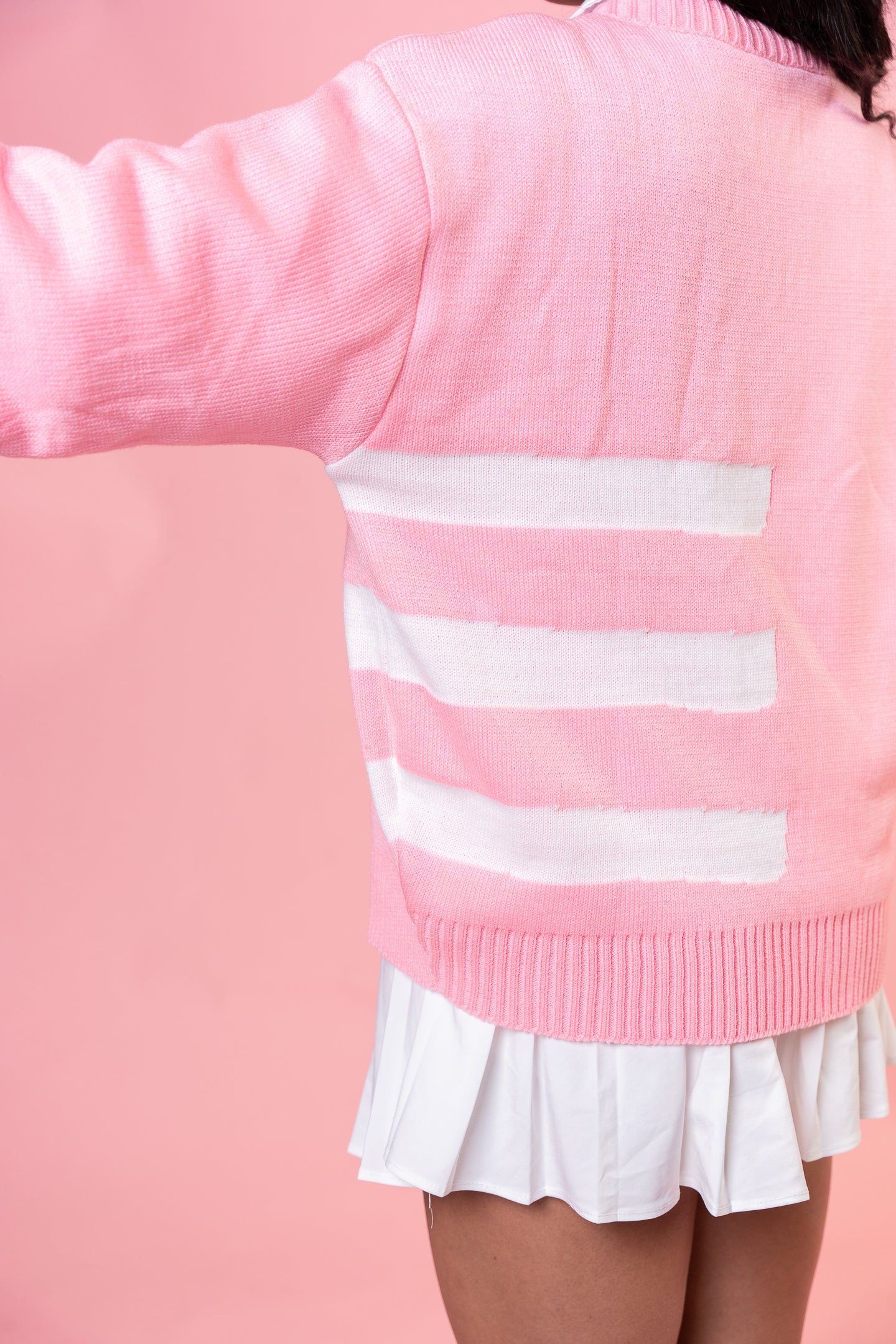 "ZFLAG" KNITWEAR SWEATER [PINK]