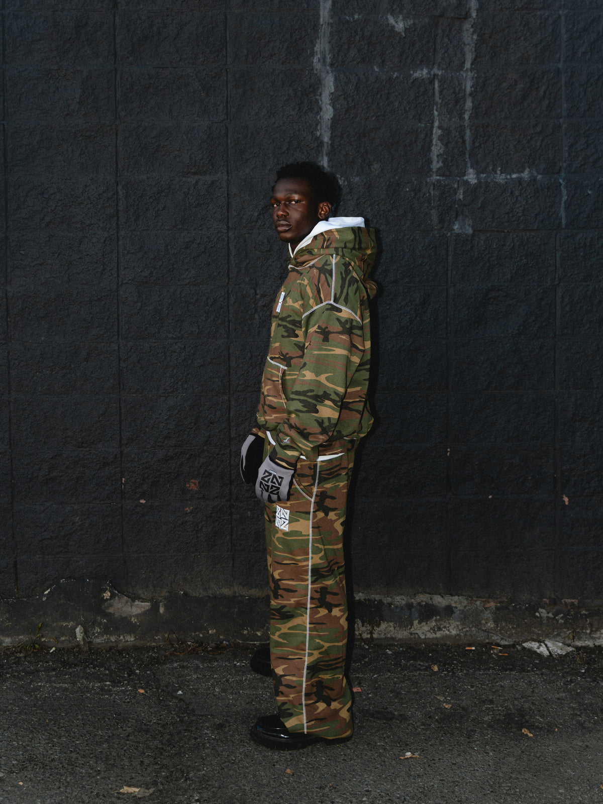 "STITCHNOLILO" SWEATPANTS [CAMO]